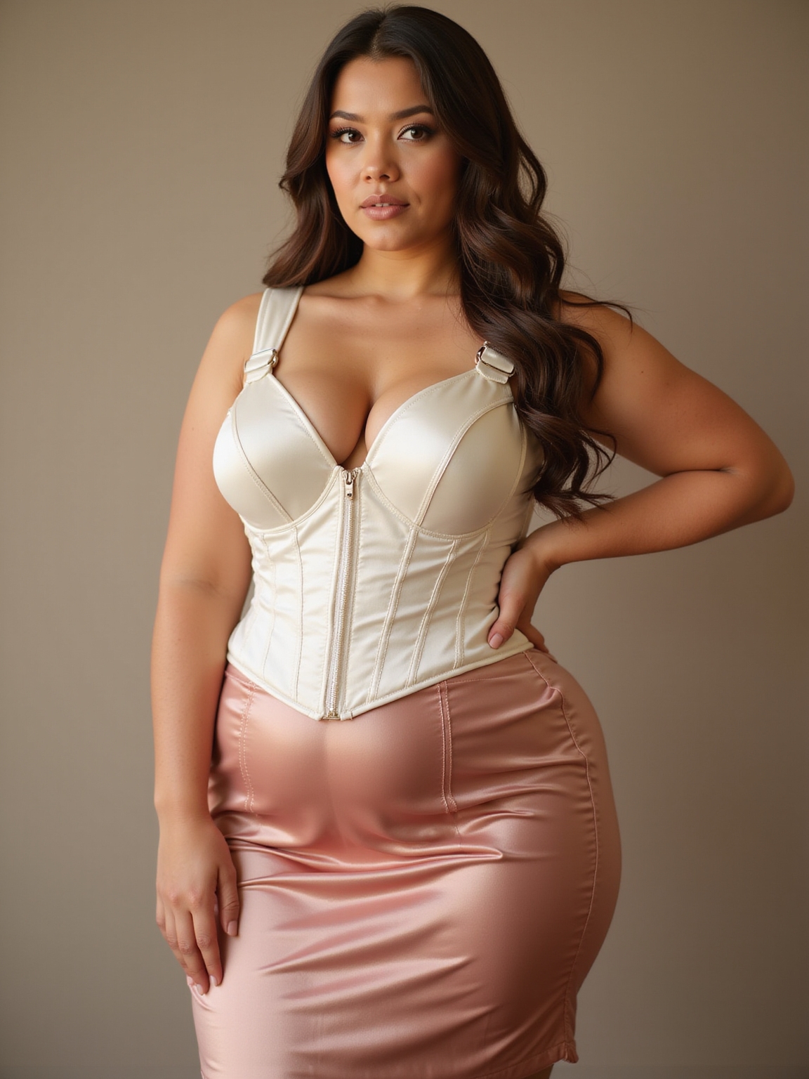 supportive corset style comfort silhouette