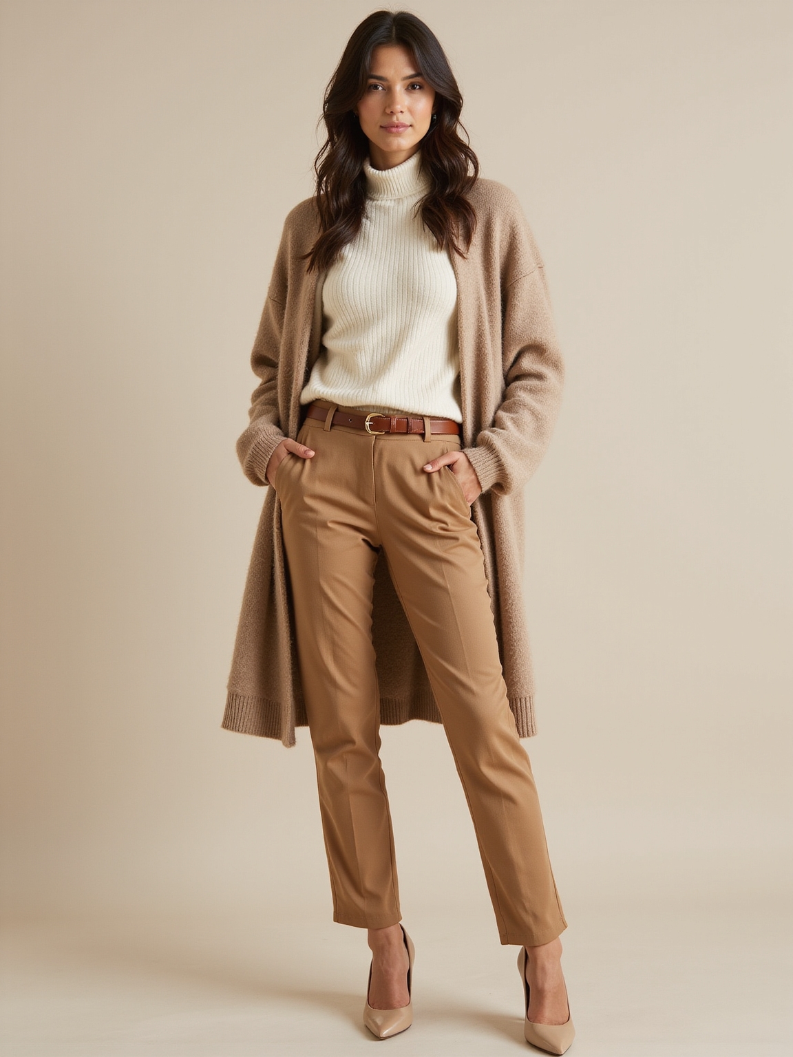 tailored cozy minimalist knitwear