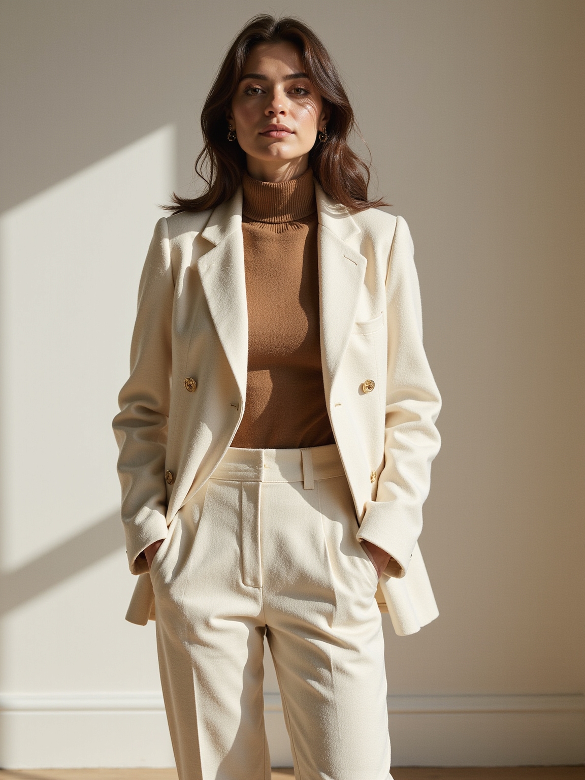 tailored luxe waist balanced blazer