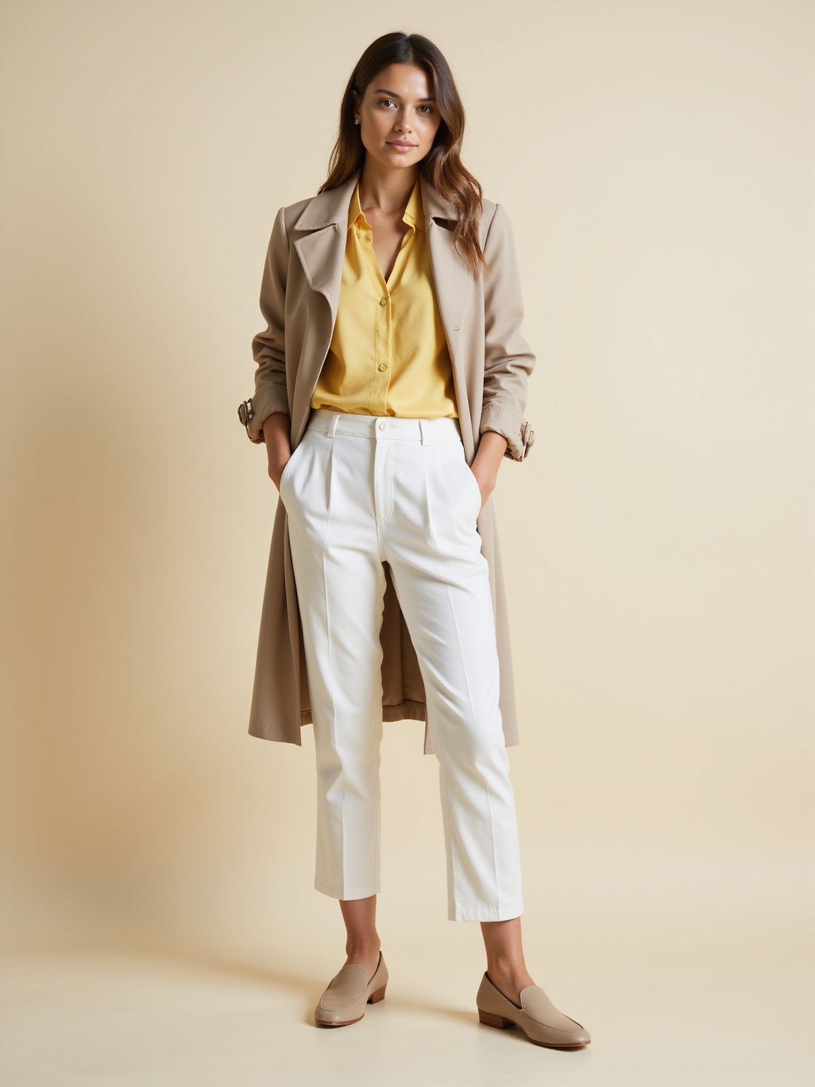 tailored neutrals for effortless spring