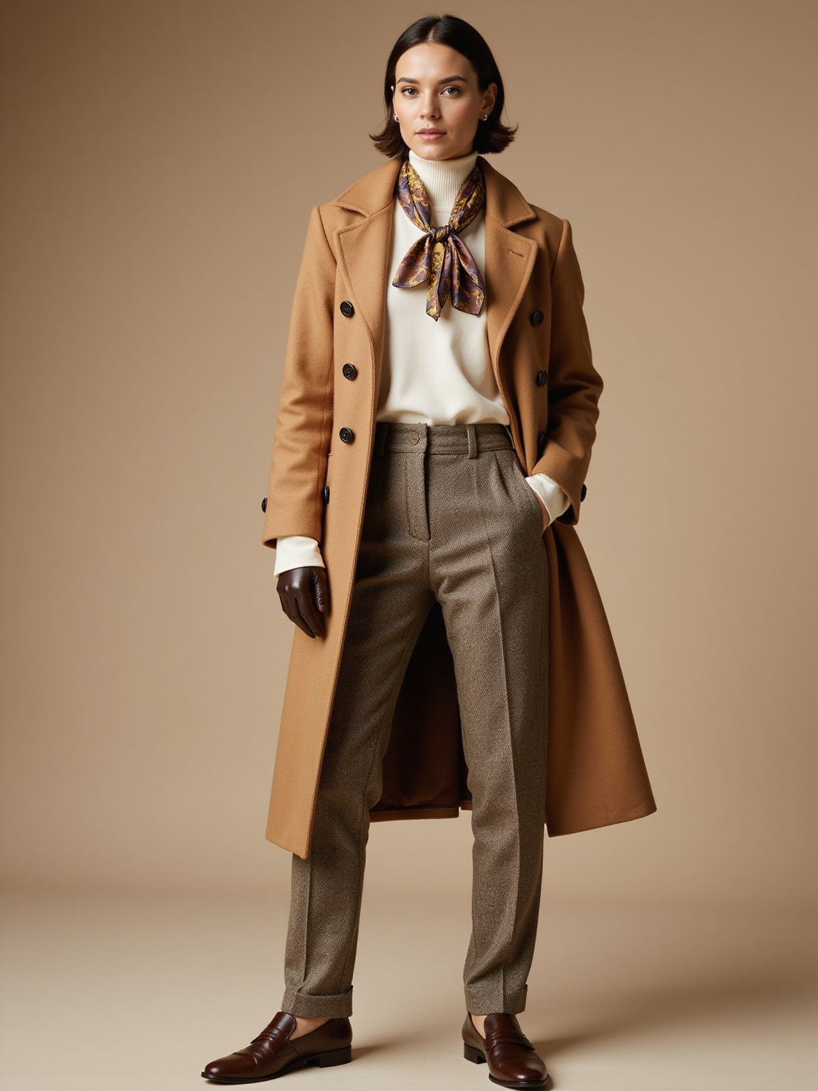 tailored timeless winter wardrobe