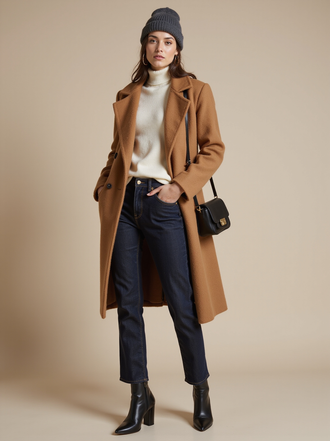 ten piece casual winter wardrobe