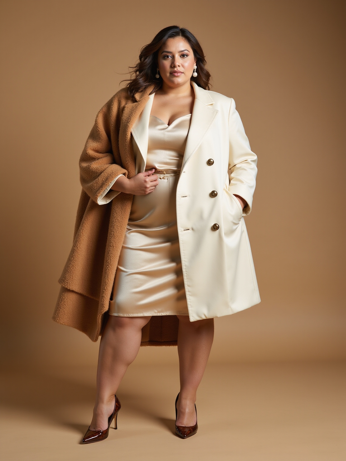 textured luxe fabrics flatter curves