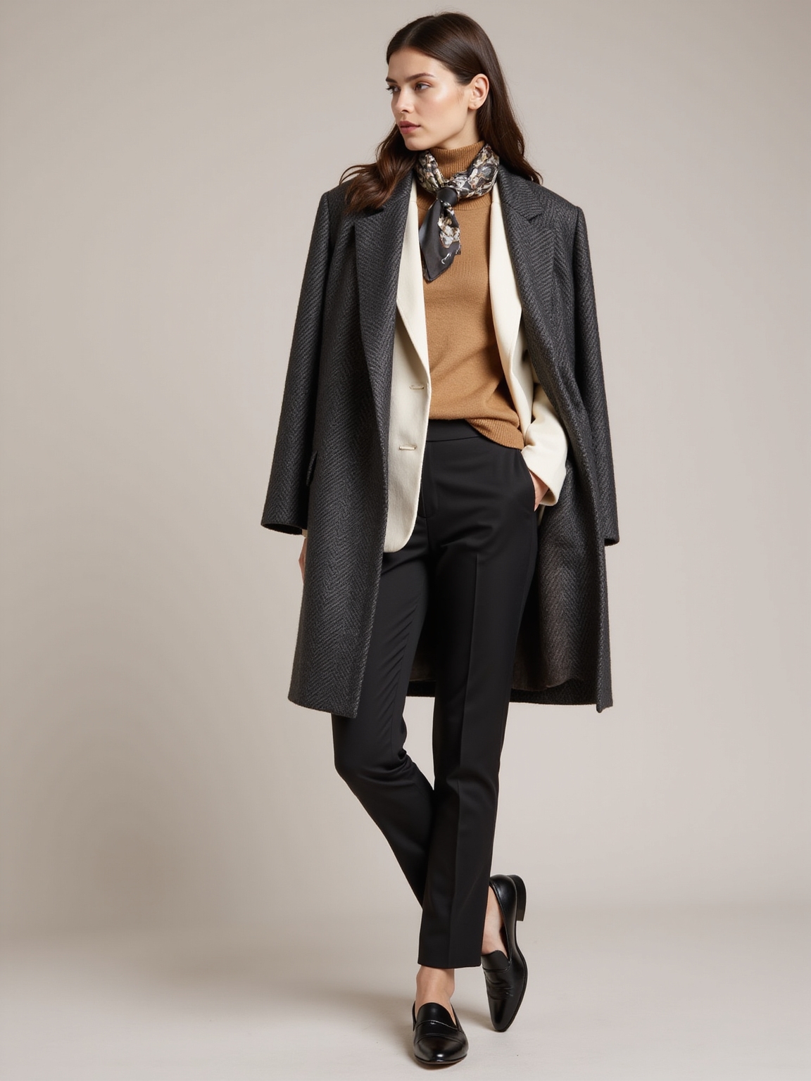 thin cashmere tailored warmth