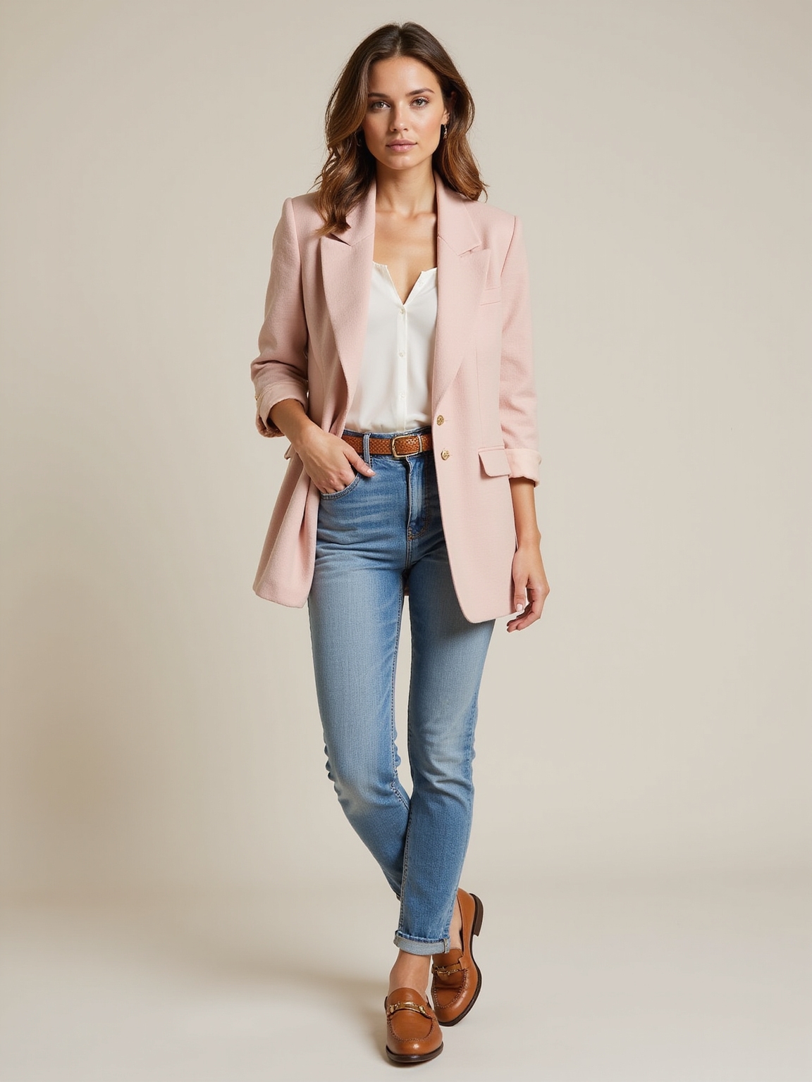 timeless neutral spring wardrobe