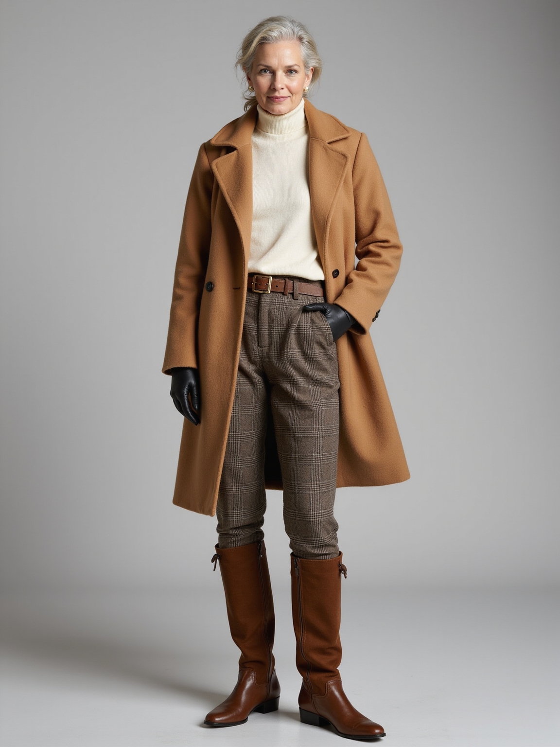 timeless polished layered winter dressing