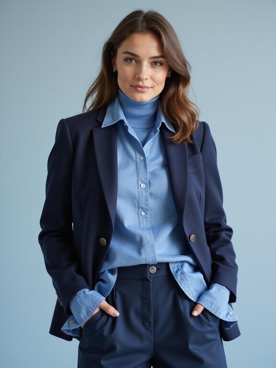 timeless refined blue fabrics