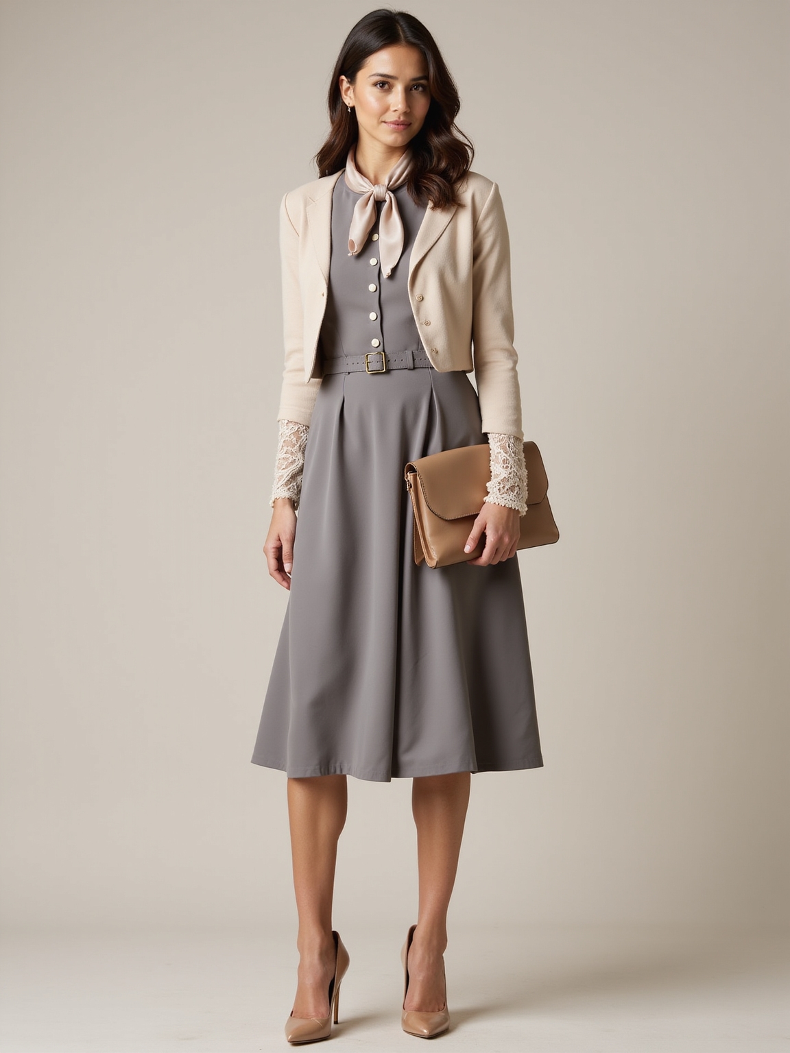 timeless relaxed modest tailored dresses