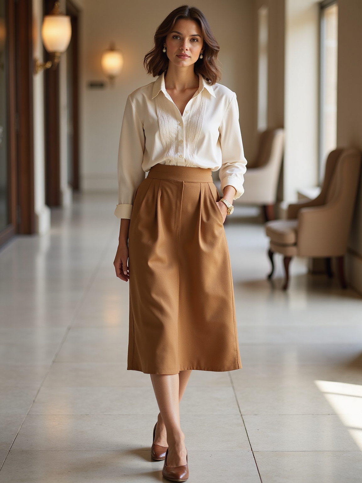 timeless restrained elegant feminine style