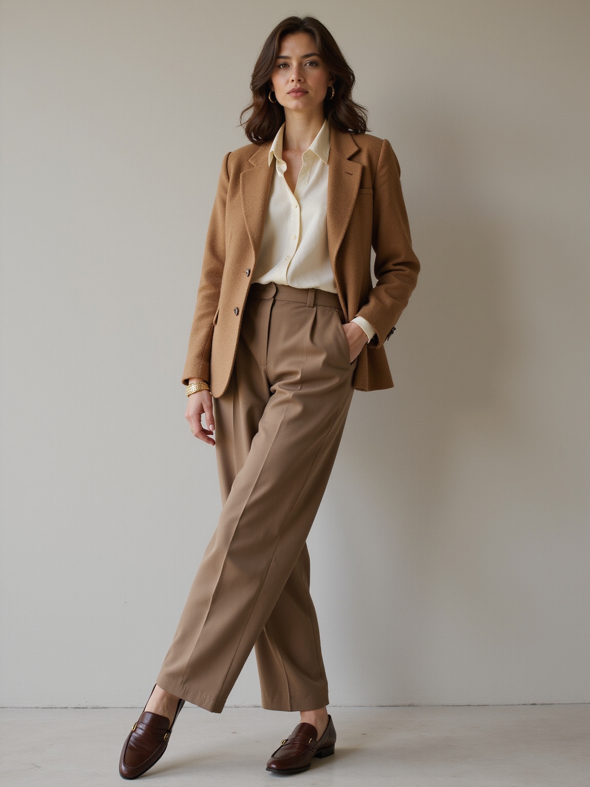 timeless tailored natural fiber pieces