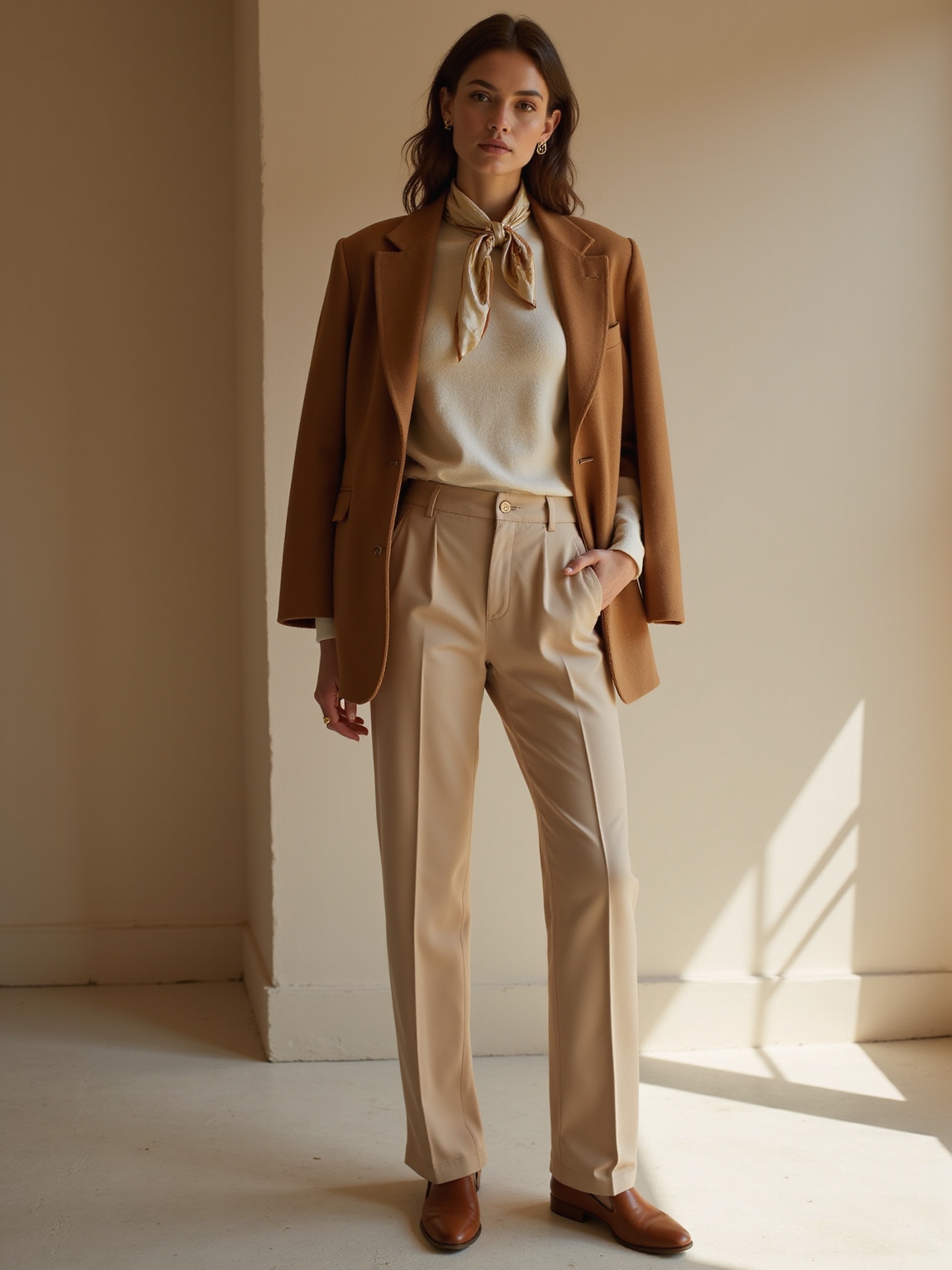 timeless tailored neutral luxury basics