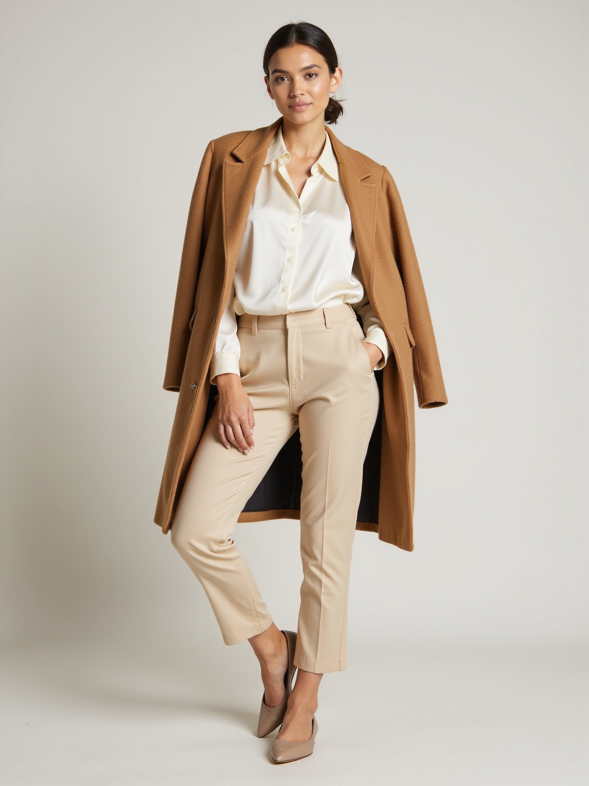 timeless tailored neutrals with polish