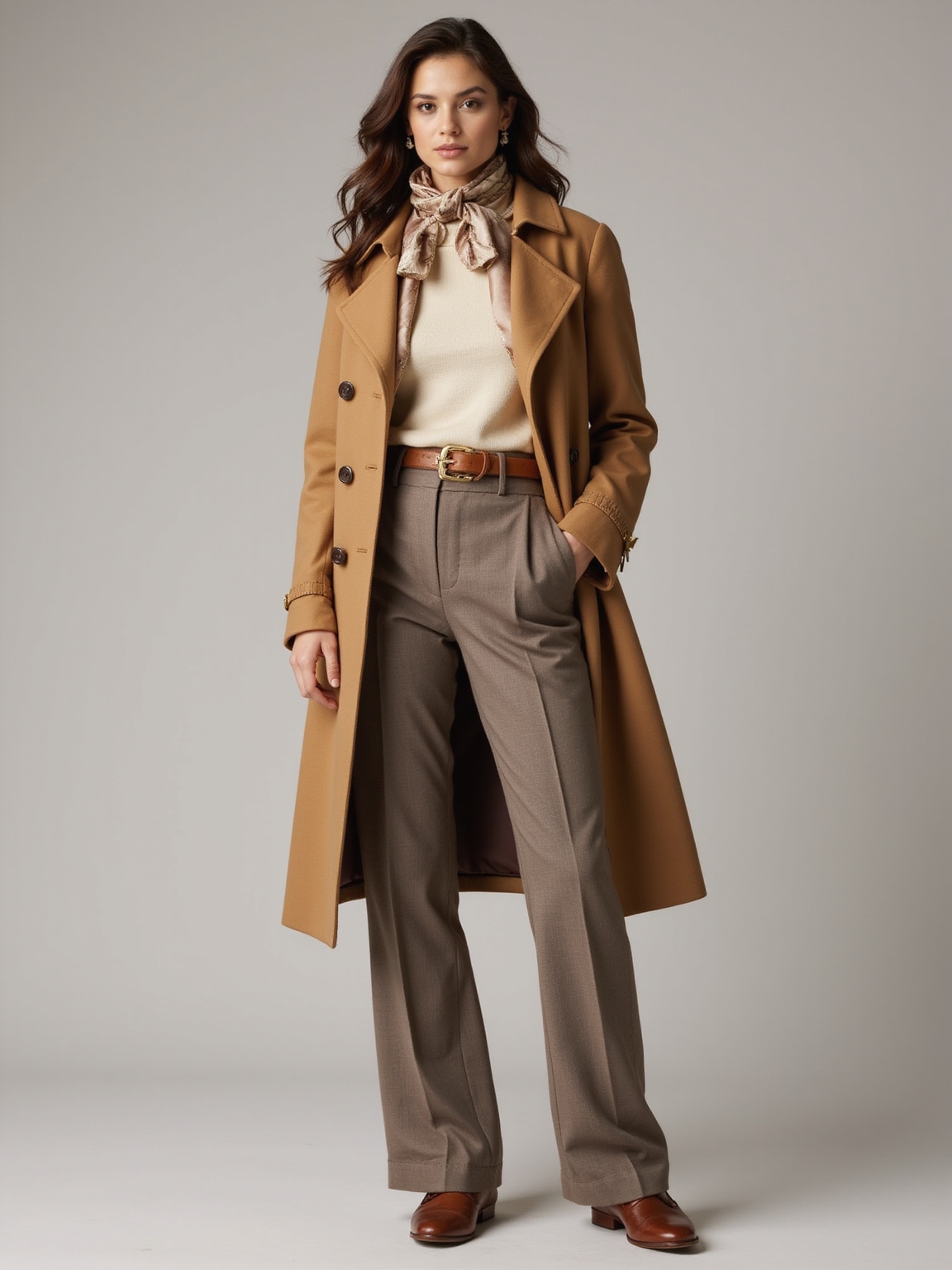 trench wool coat blazer