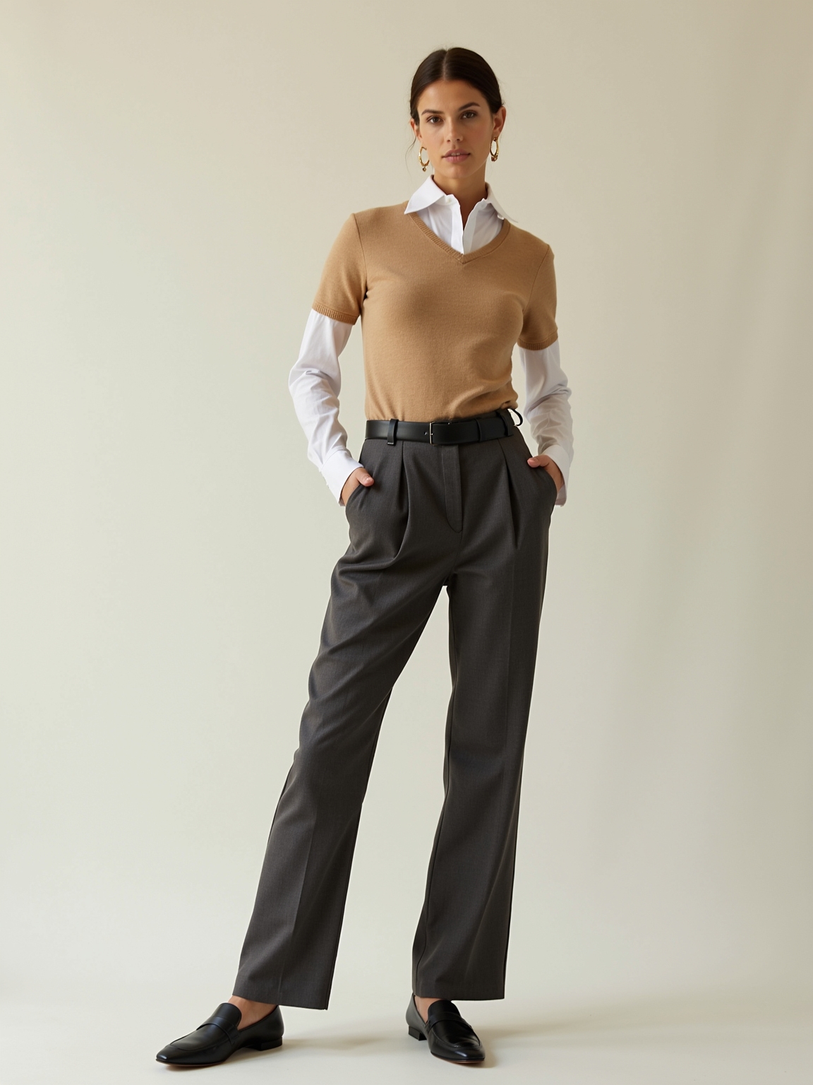 twelve piece polished casual wardrobe