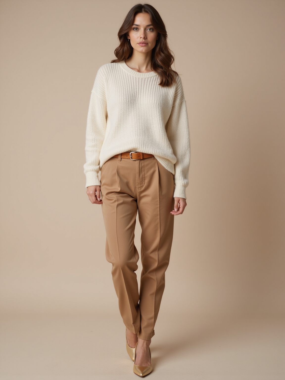 understated heirloom cashmere sweater