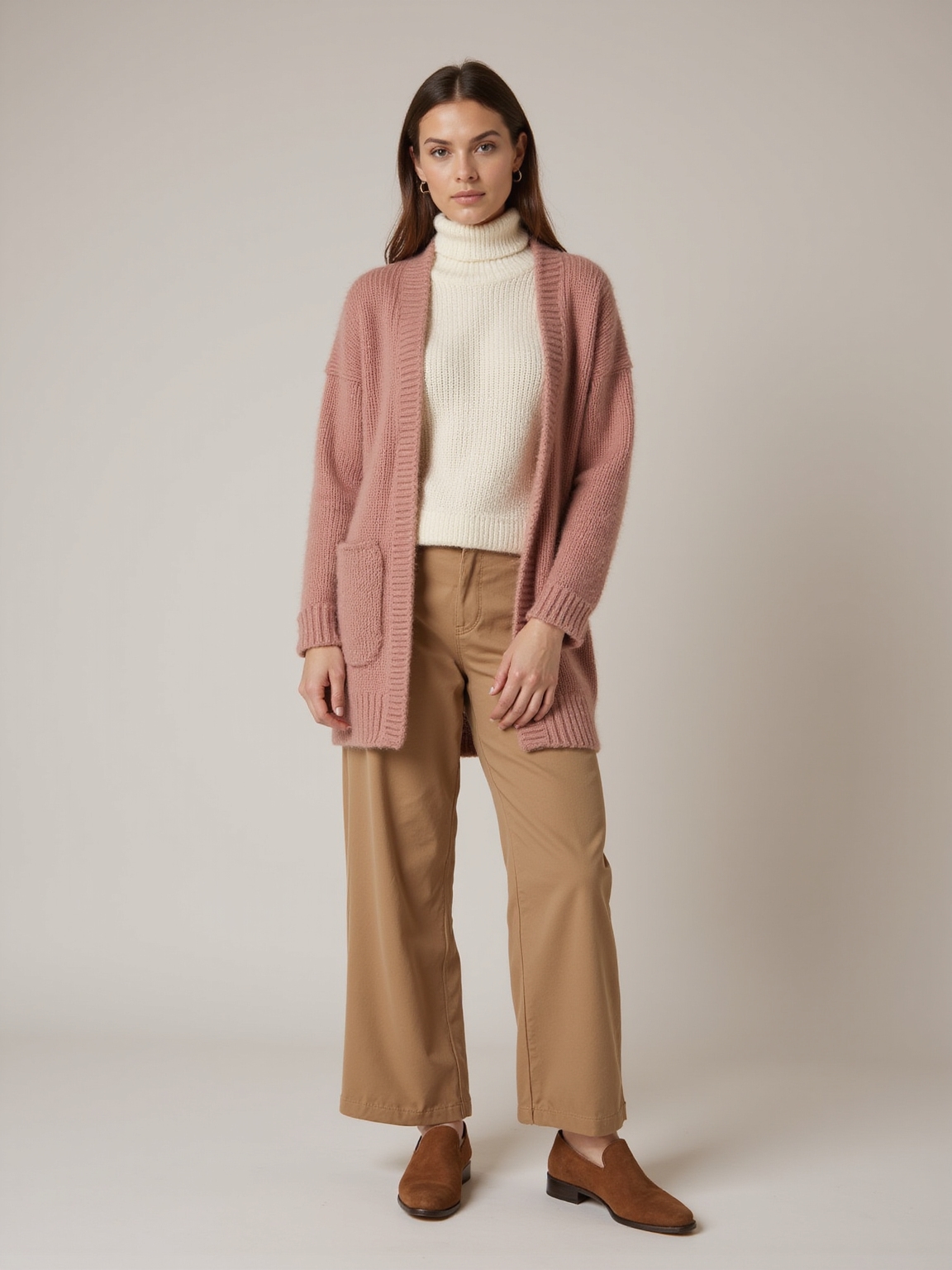 understated luxury cashmere knithood