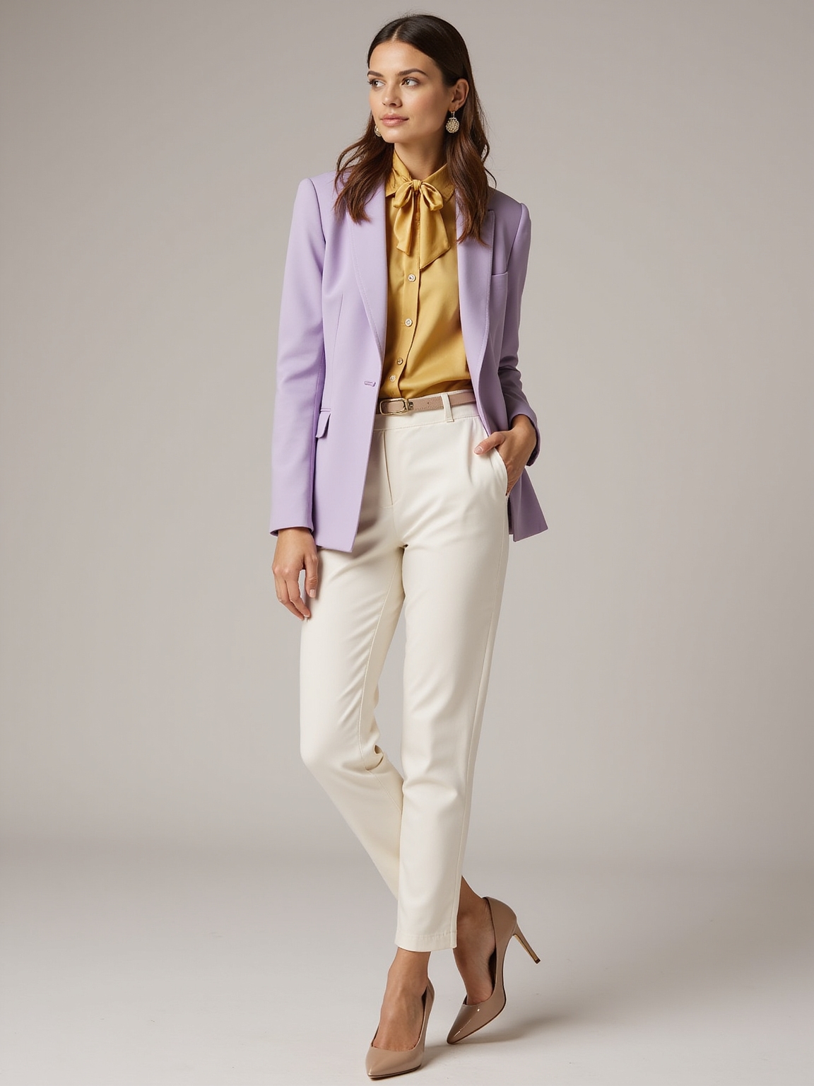 understated refined spring workwear