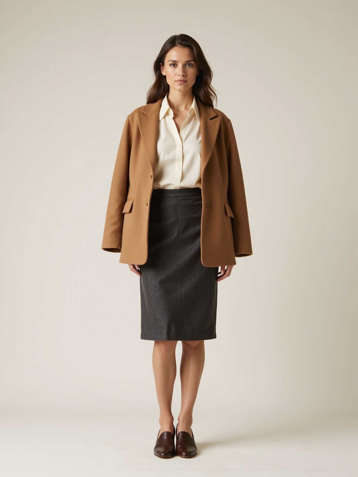 understated timeless tailored skirt silhouettes