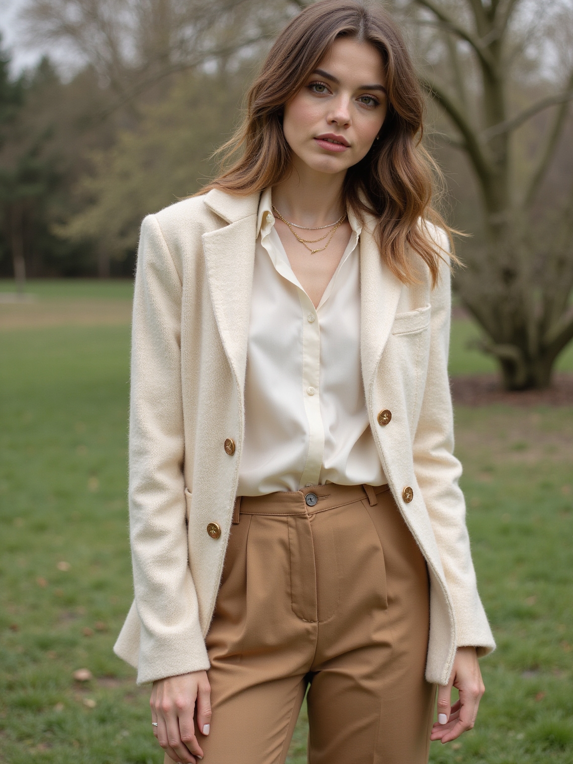 understated timeless tailored springwear