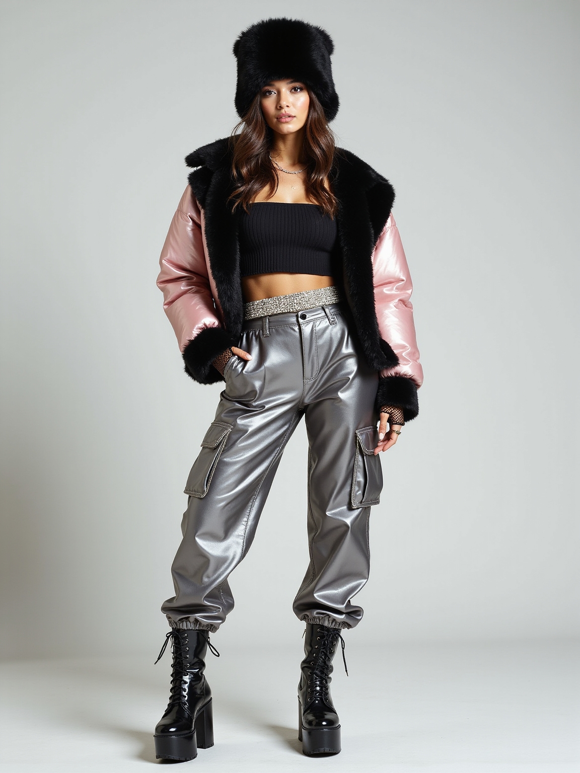 ushanka styled effortless y2k chic
