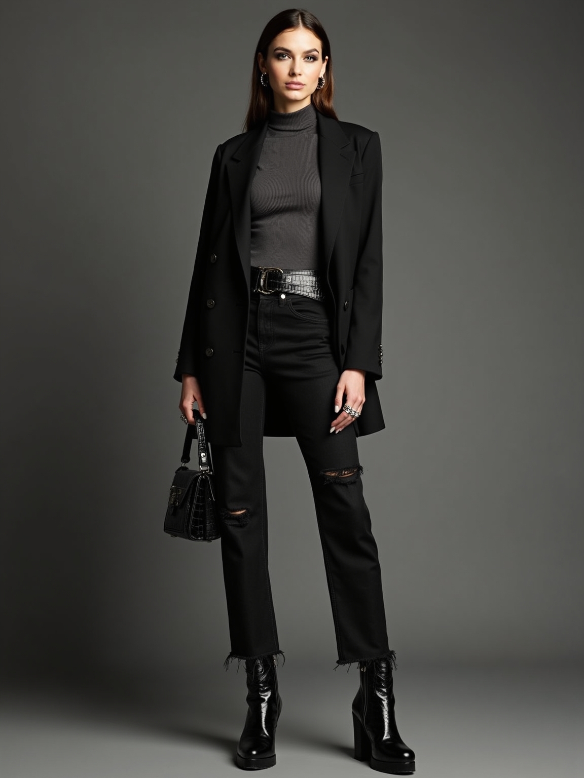 versatile moody minimalist goth capsule