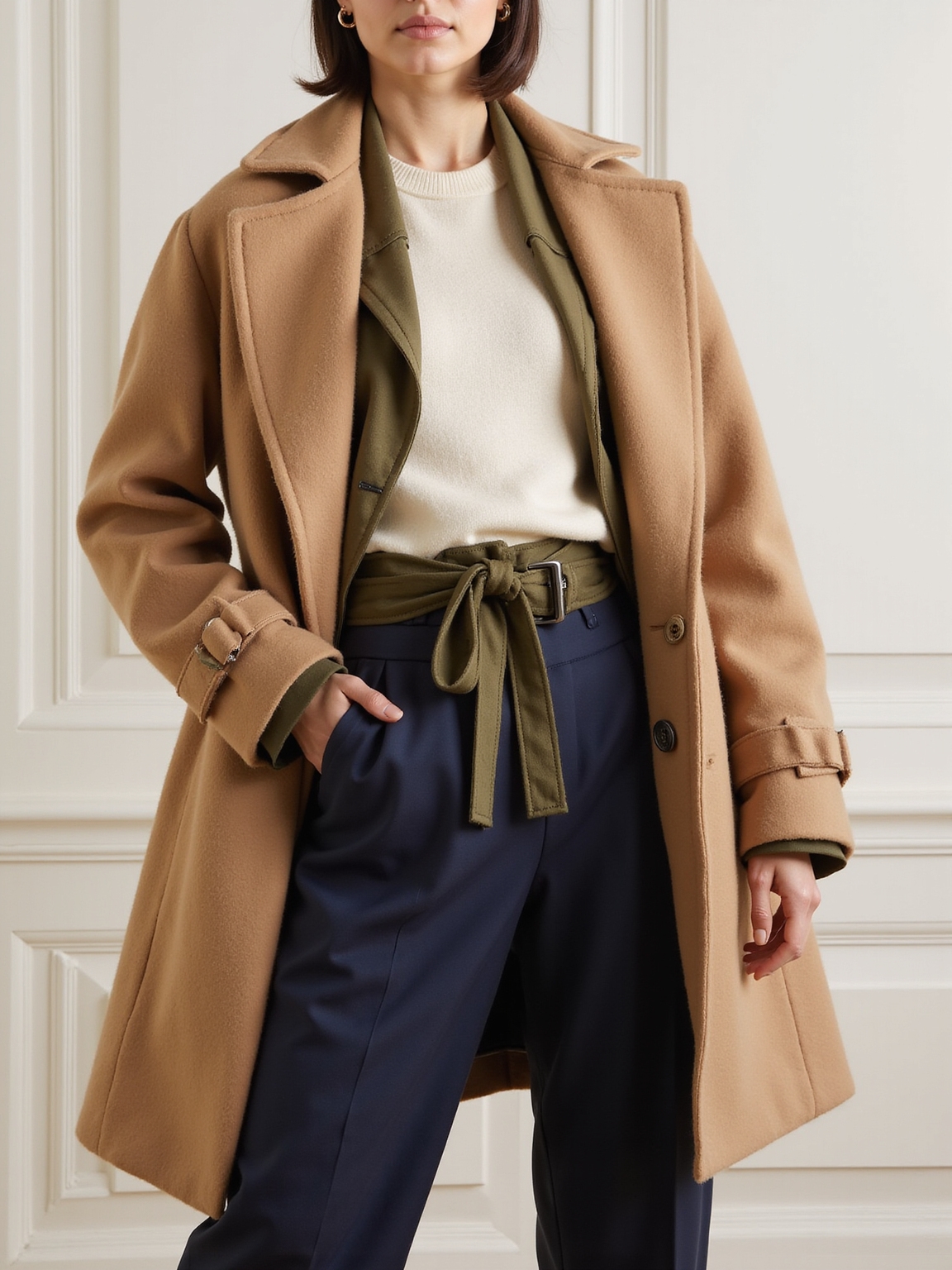 versatile neutral layered transitional outerwear