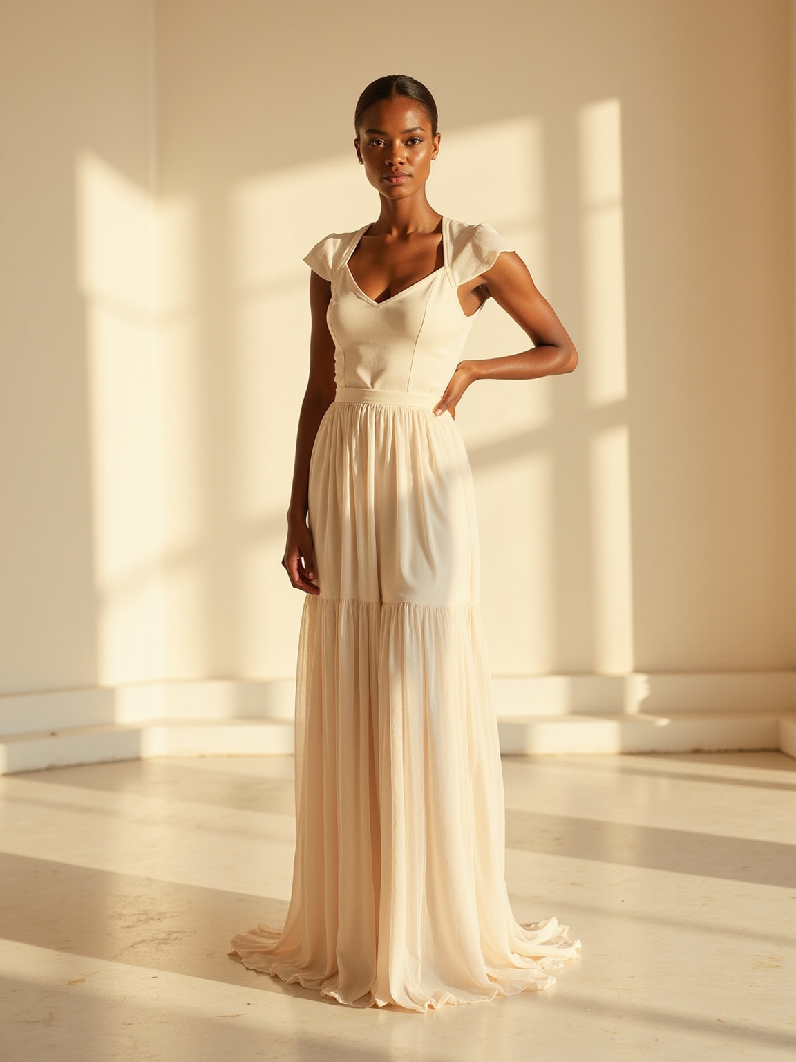 waist emphasizing timeless elegant silhouettes