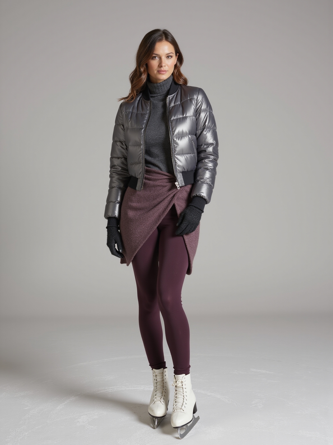 warm flexible layered skating apparel