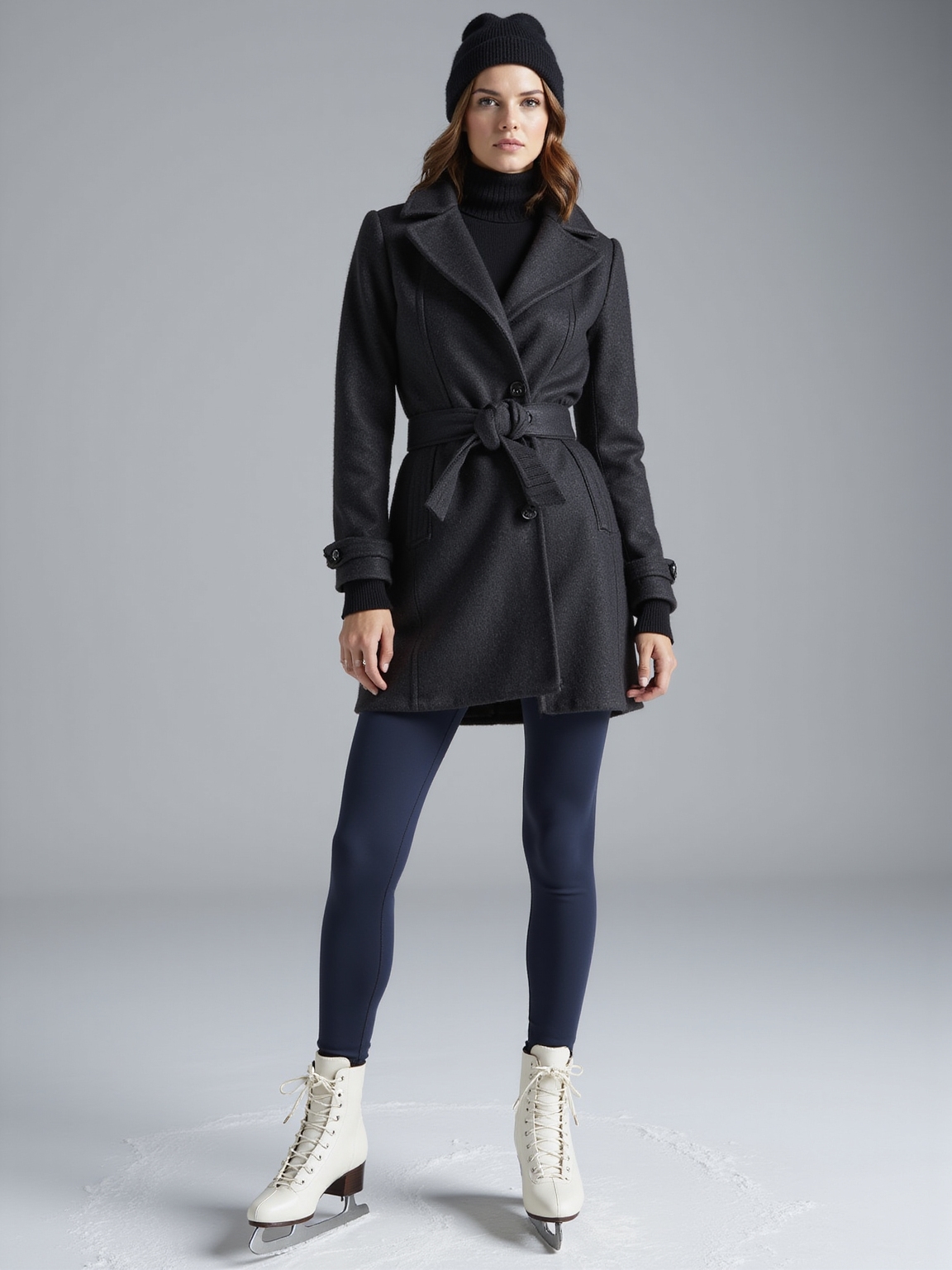 warm layered ice skating attire