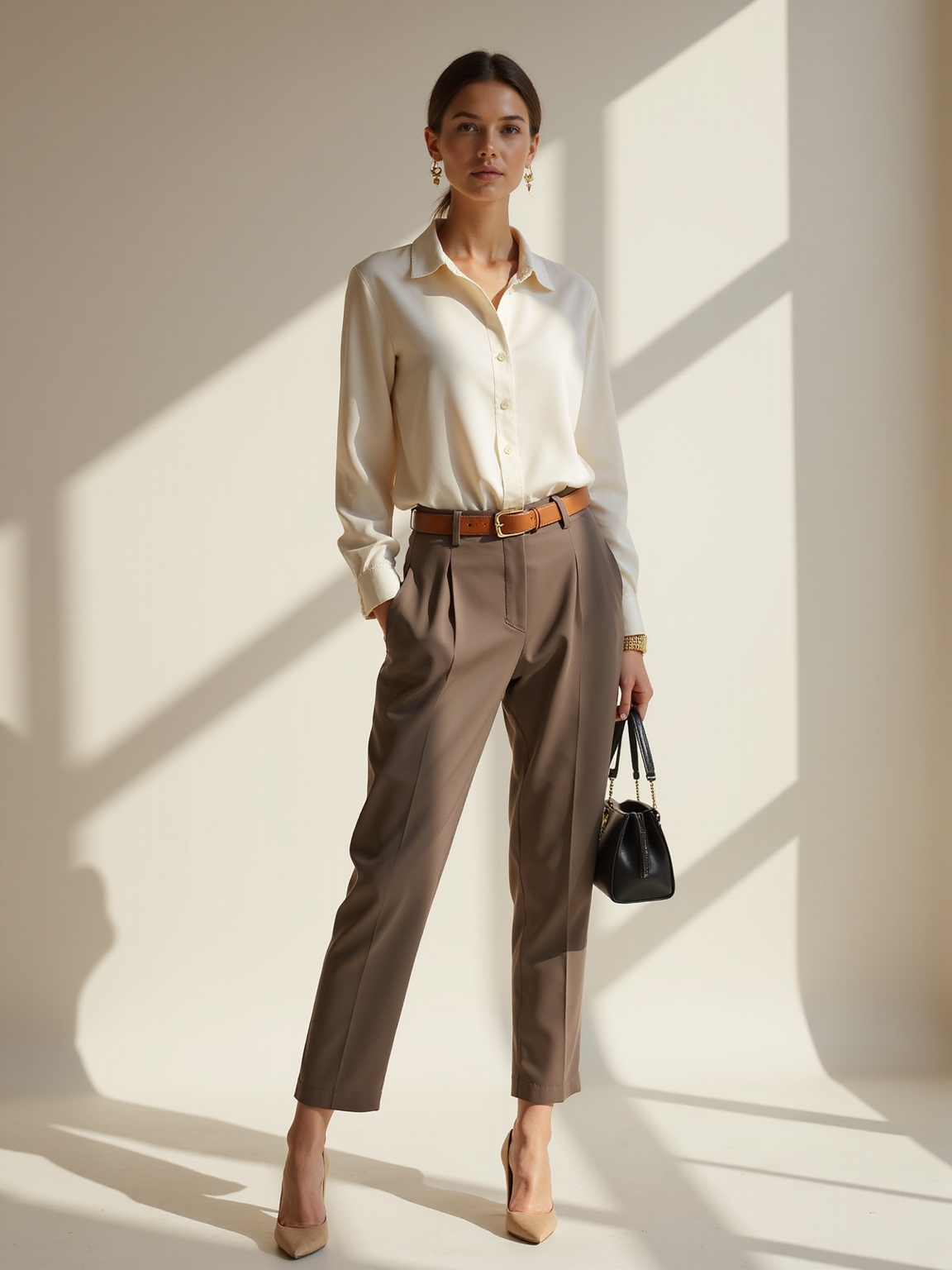 warm minimalist timeless outfit formulas