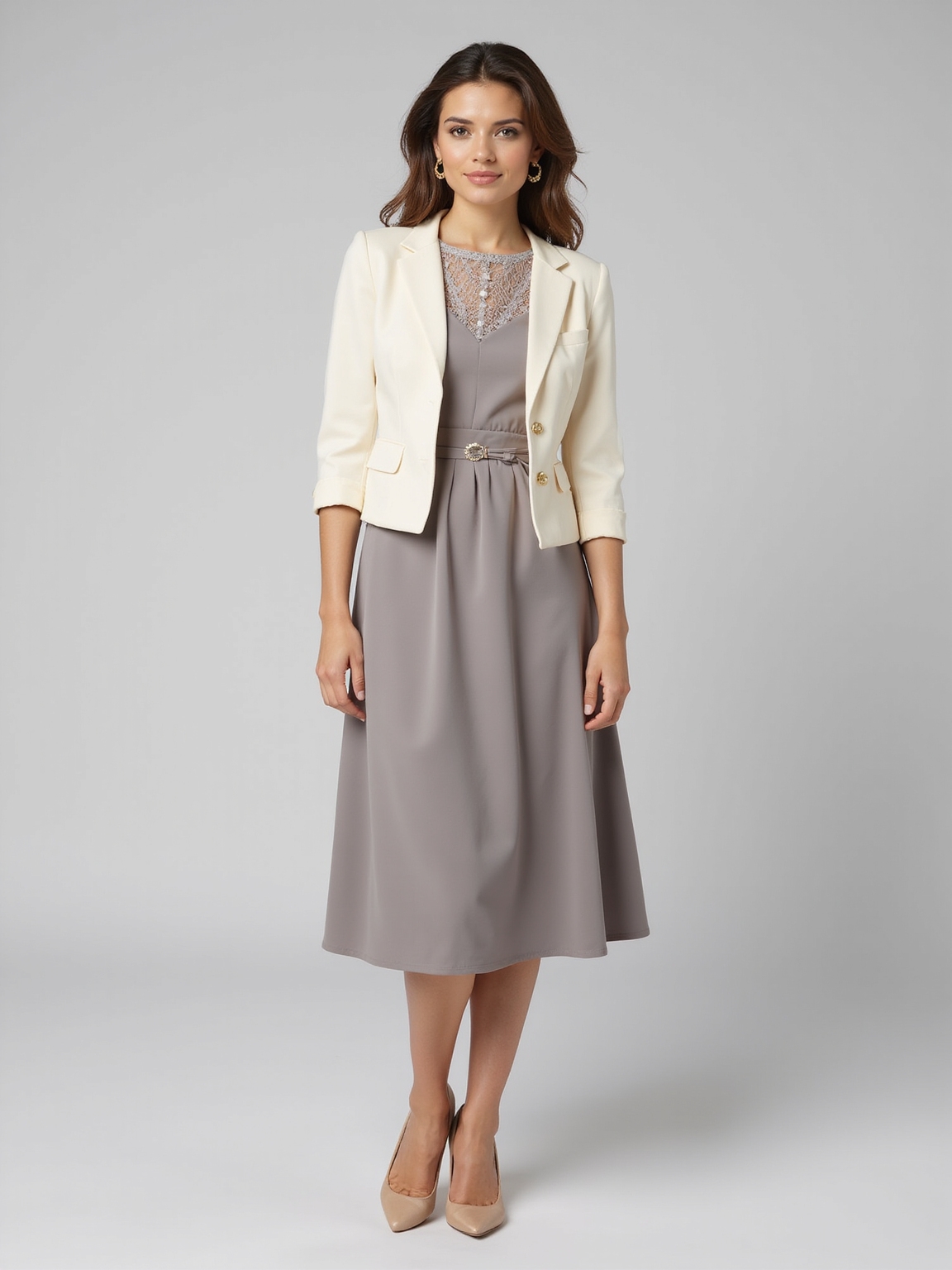 warm modestly tailored joyful neutrals