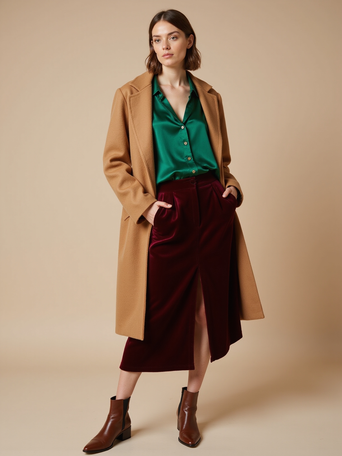 warm neutrals jewel accents