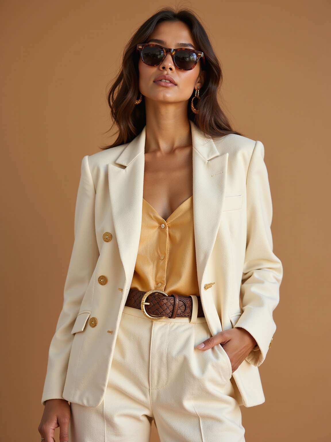 well cut blazer linen silk