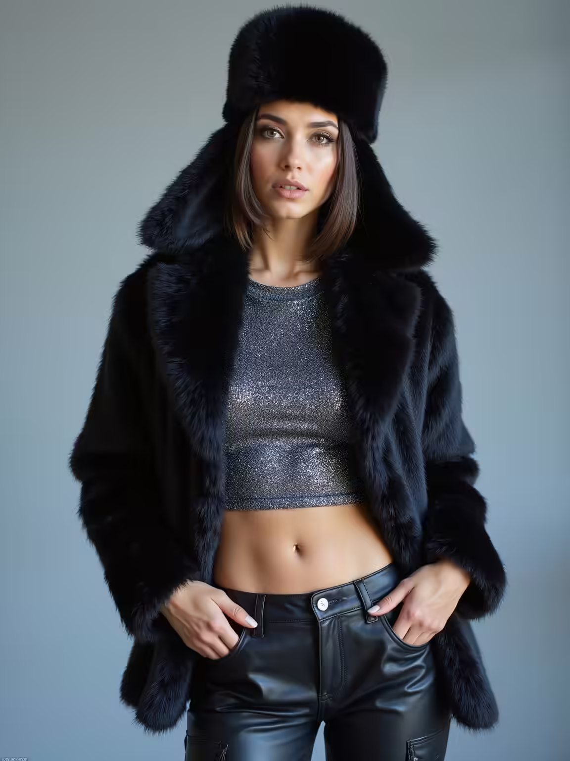 y2k ushanka winter edge