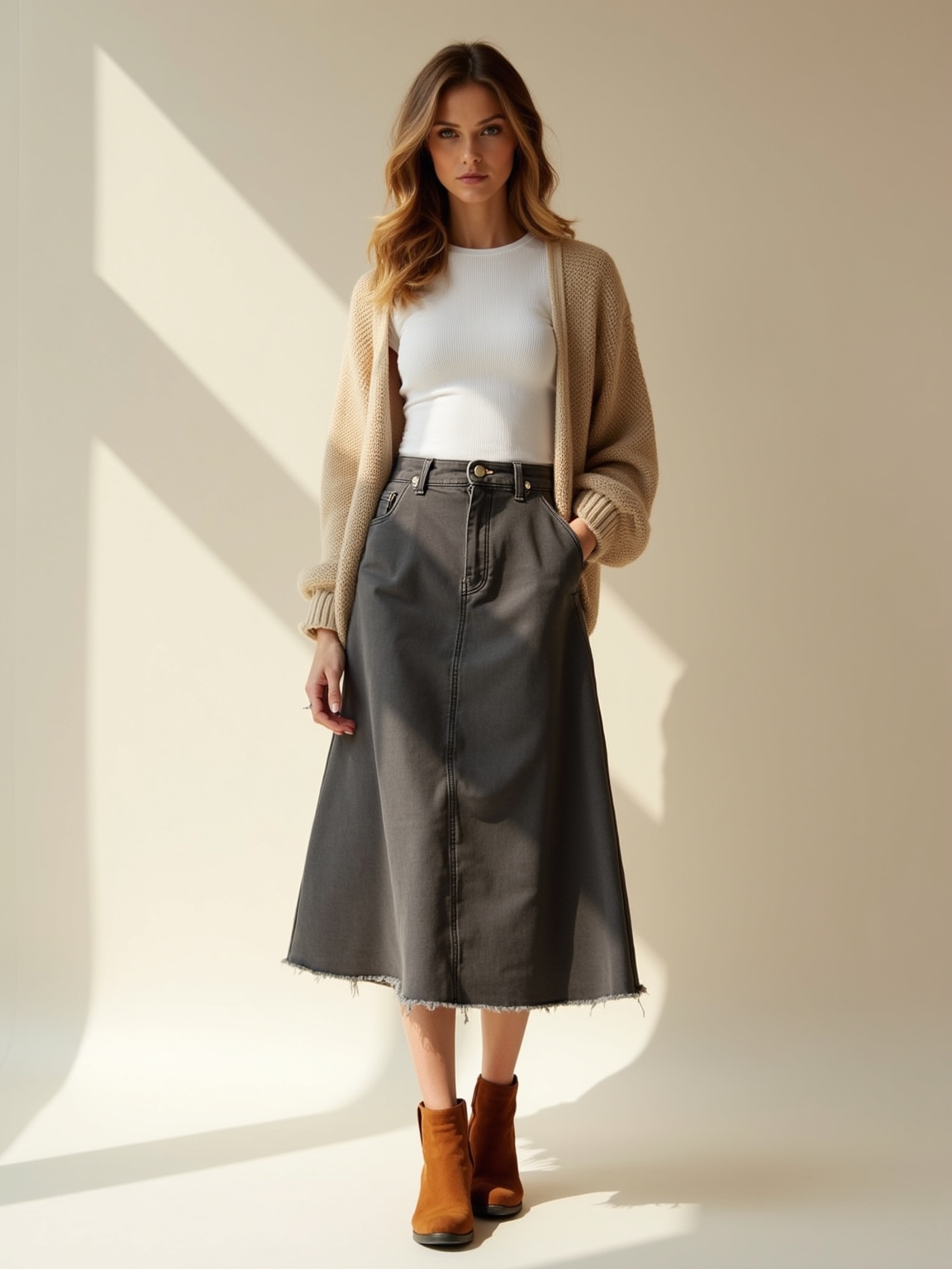 year round versatile skirt pairing