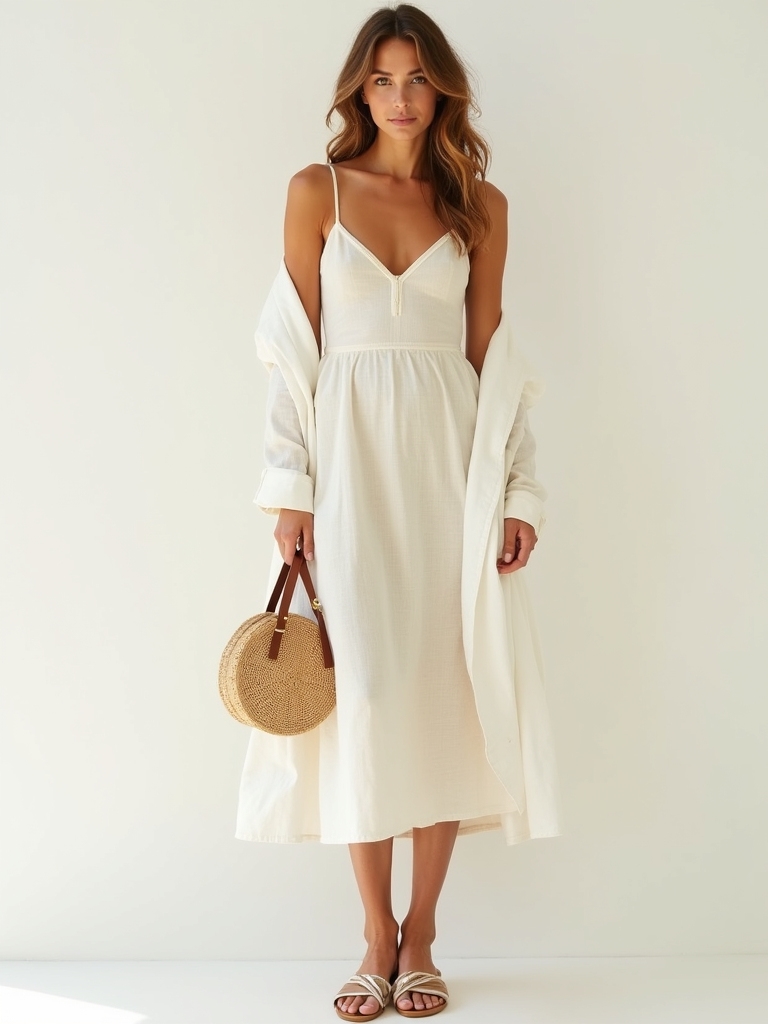 aesthetic breathable linen outfits