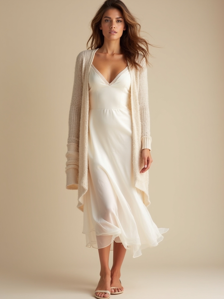 airy slip dress elegance