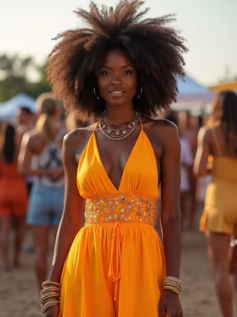bold chic summer concert outfits