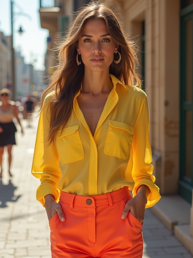 bold color pop confidence