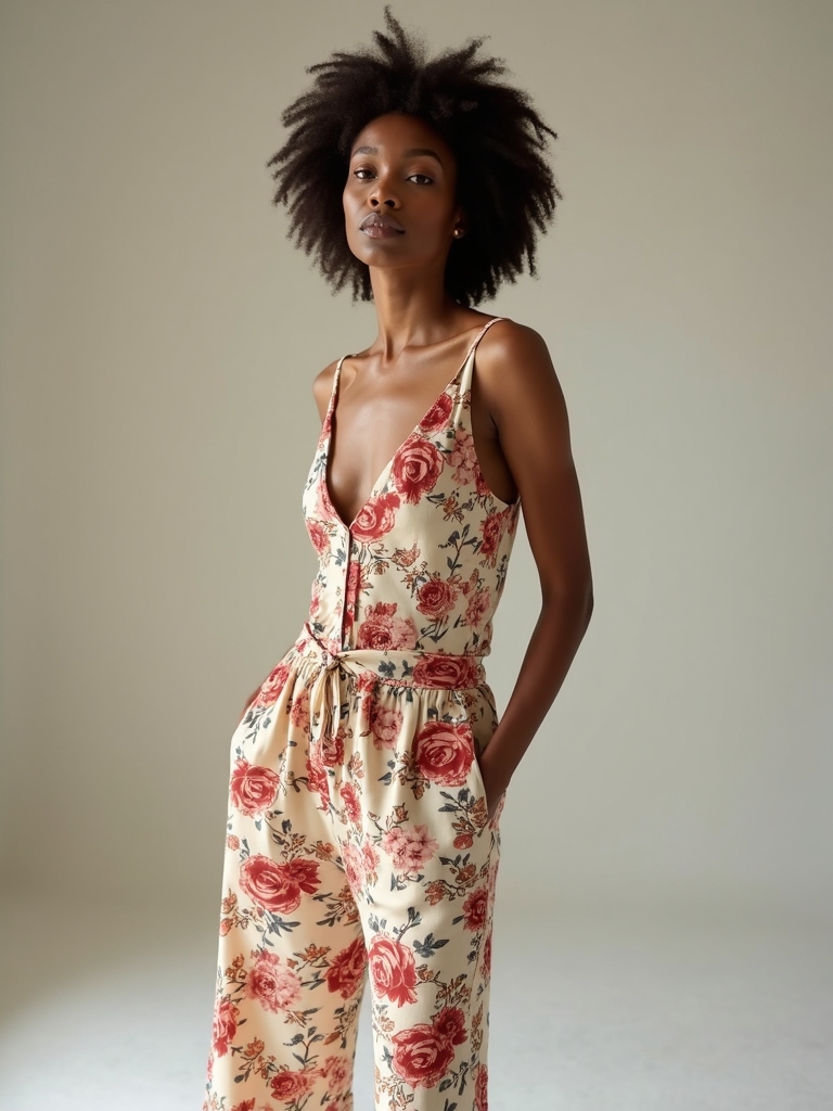 bold florals with edge