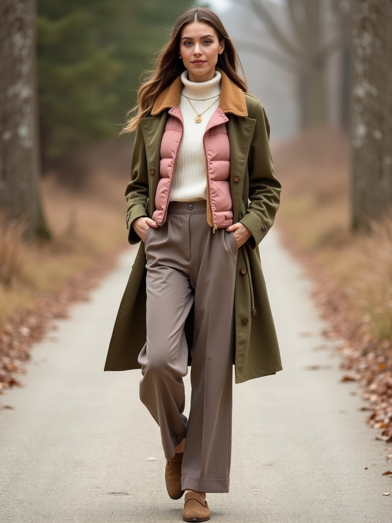 breathable layered stylish comfort