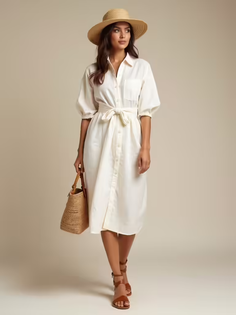 breathable linen dresses chic