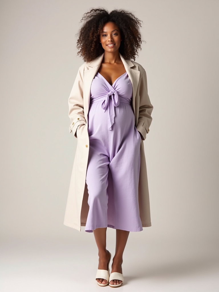 breathable spring maternity capsule