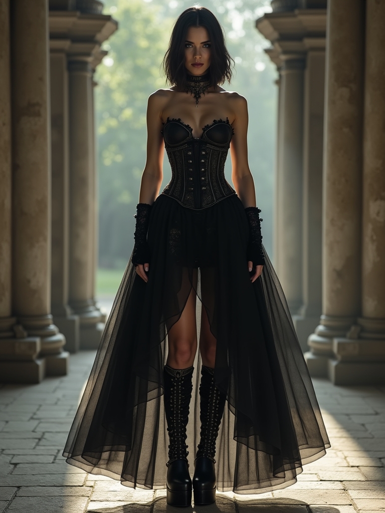breathable stylish goth footwear