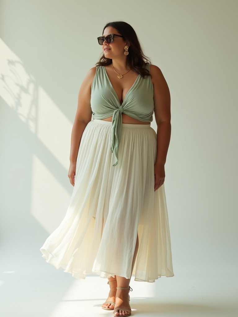 breezy skirts breathable tops