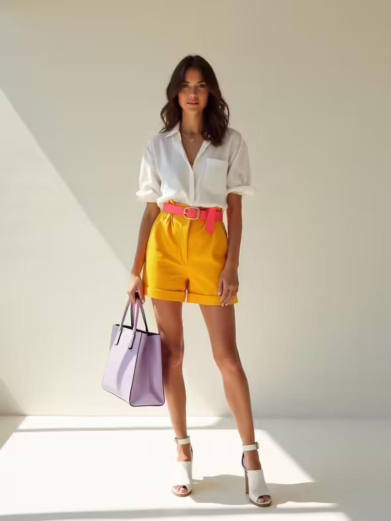 bright color crisp white