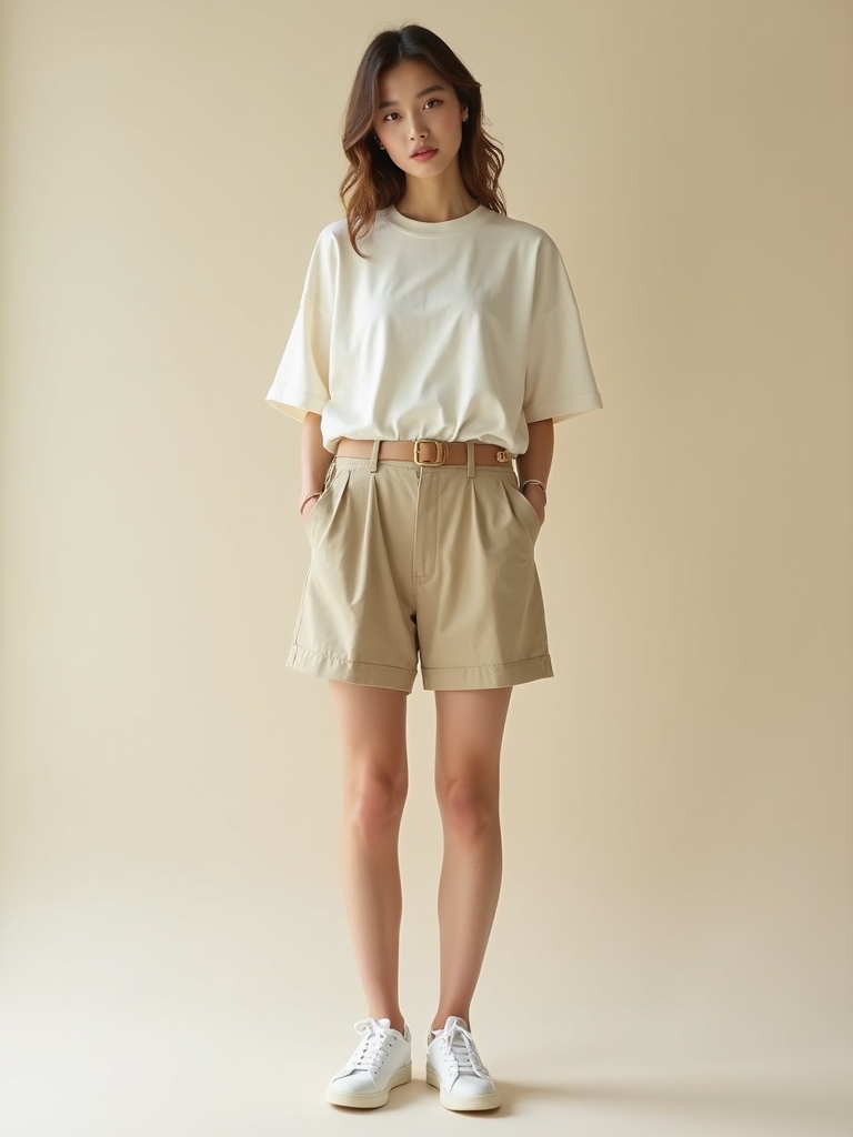 casual oversized tee styling