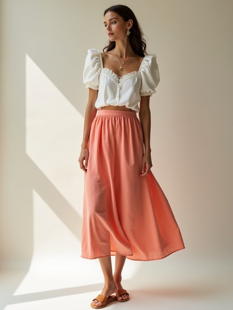 casual summer skirt pairings