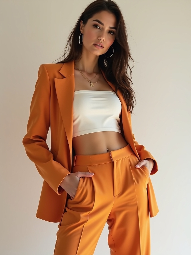 chic contrast playful elegance