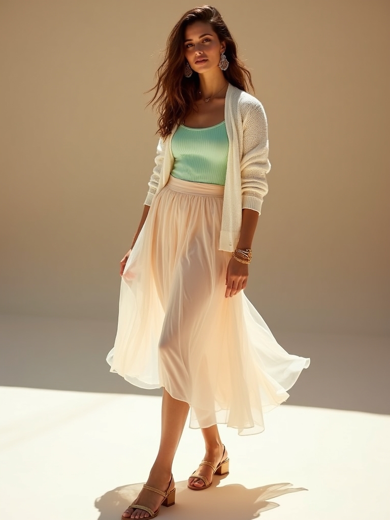 chic lightweight knit layering